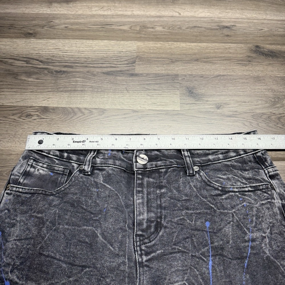 Denim I City Jeans Mens Size 34x30 Distressed Paint Splatter Cargo Jeans - Picture 13 of 13